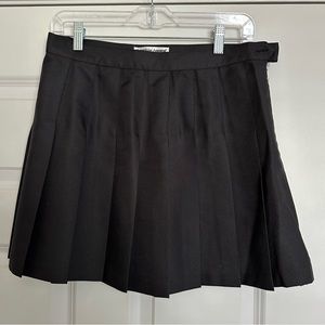 American Apparel Black Tennis Skirt